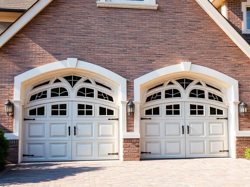 Professional garage door installation with Victorian-style doors in Buena Park